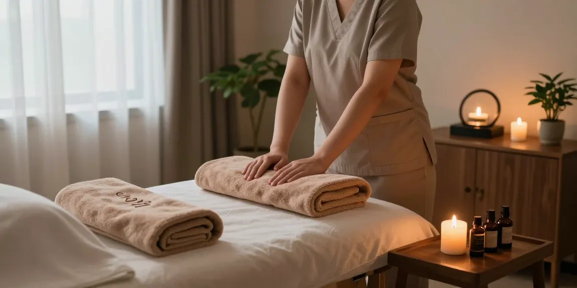 Experience soothing 의정부출장마사지 in a tranquil wellness room with calming ambiance and relaxing elements.