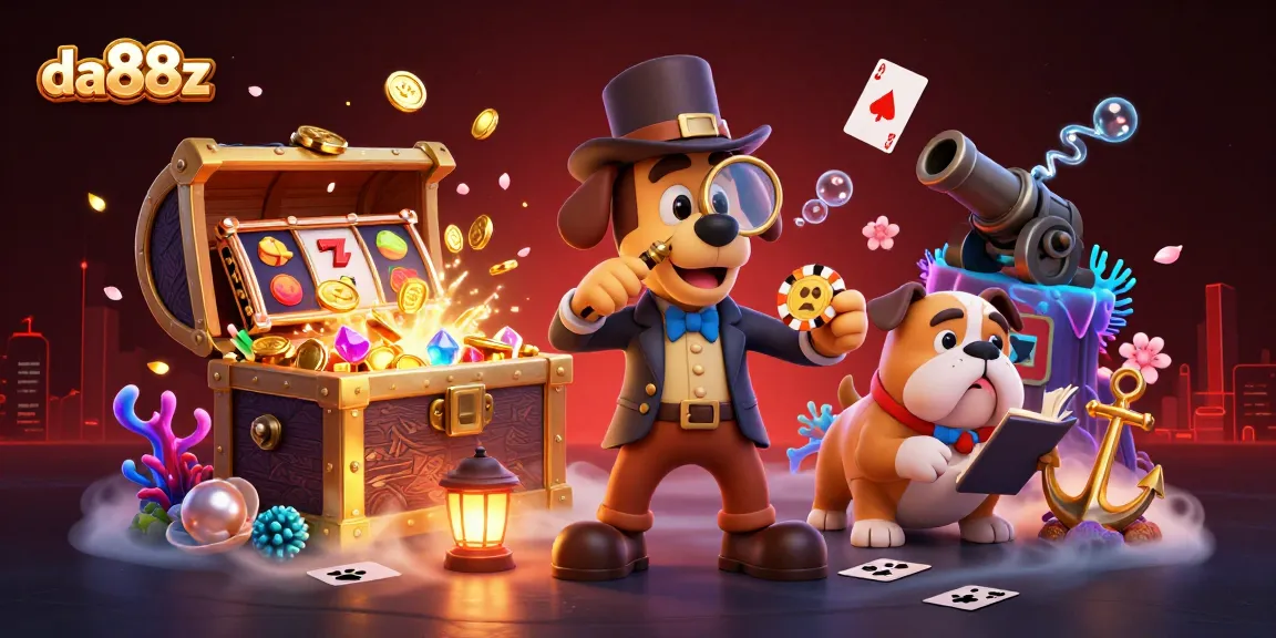 Experience thrilling gameplay at da88z while discovering hidden treasures in this exciting casino scene.