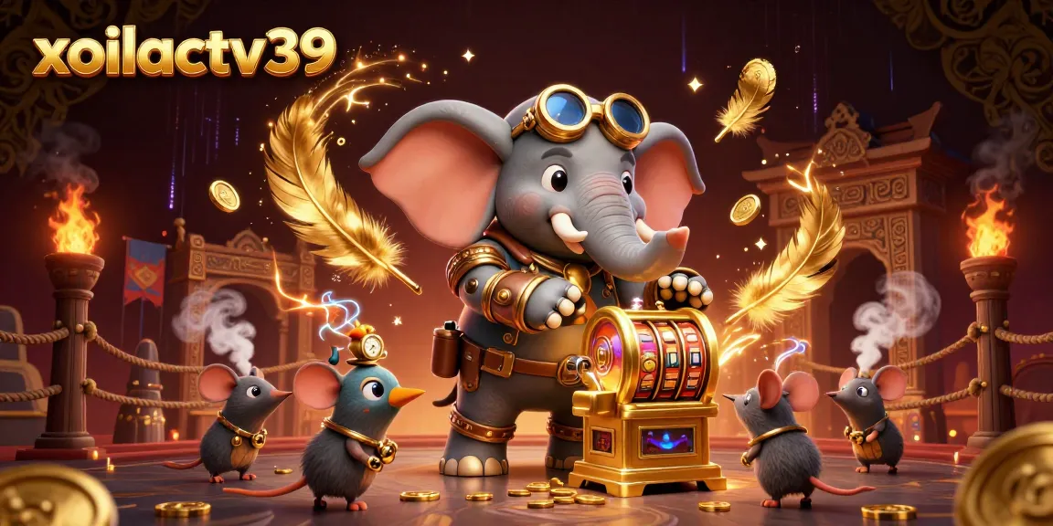 Experience thrilling gameplay on xoilactv39's 3D steampunk-themed slot machine.