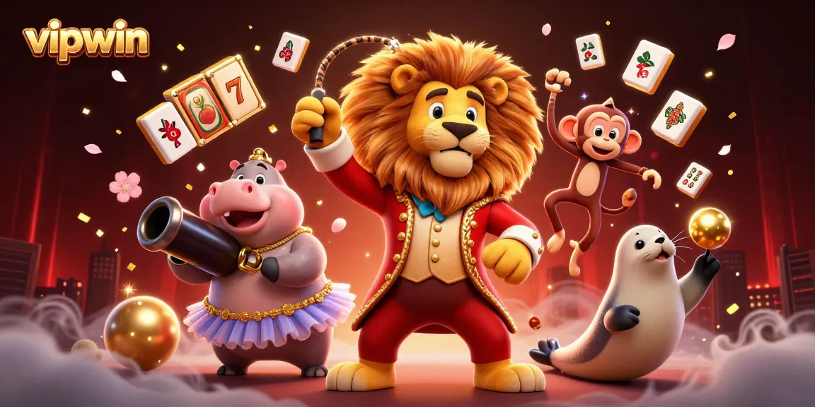 Engage in thrilling casino experiences with vipwin's imaginative characters and vibrant gaming elements.
