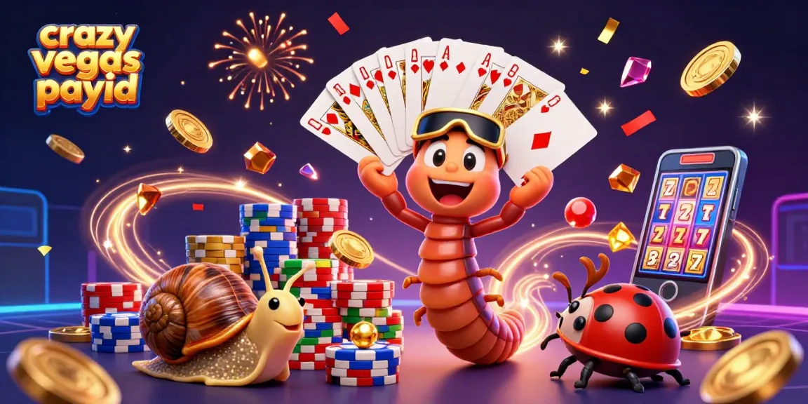Experience the excitement of crazy vegas payid with our 3D casino illustration featuring animated dealer action!